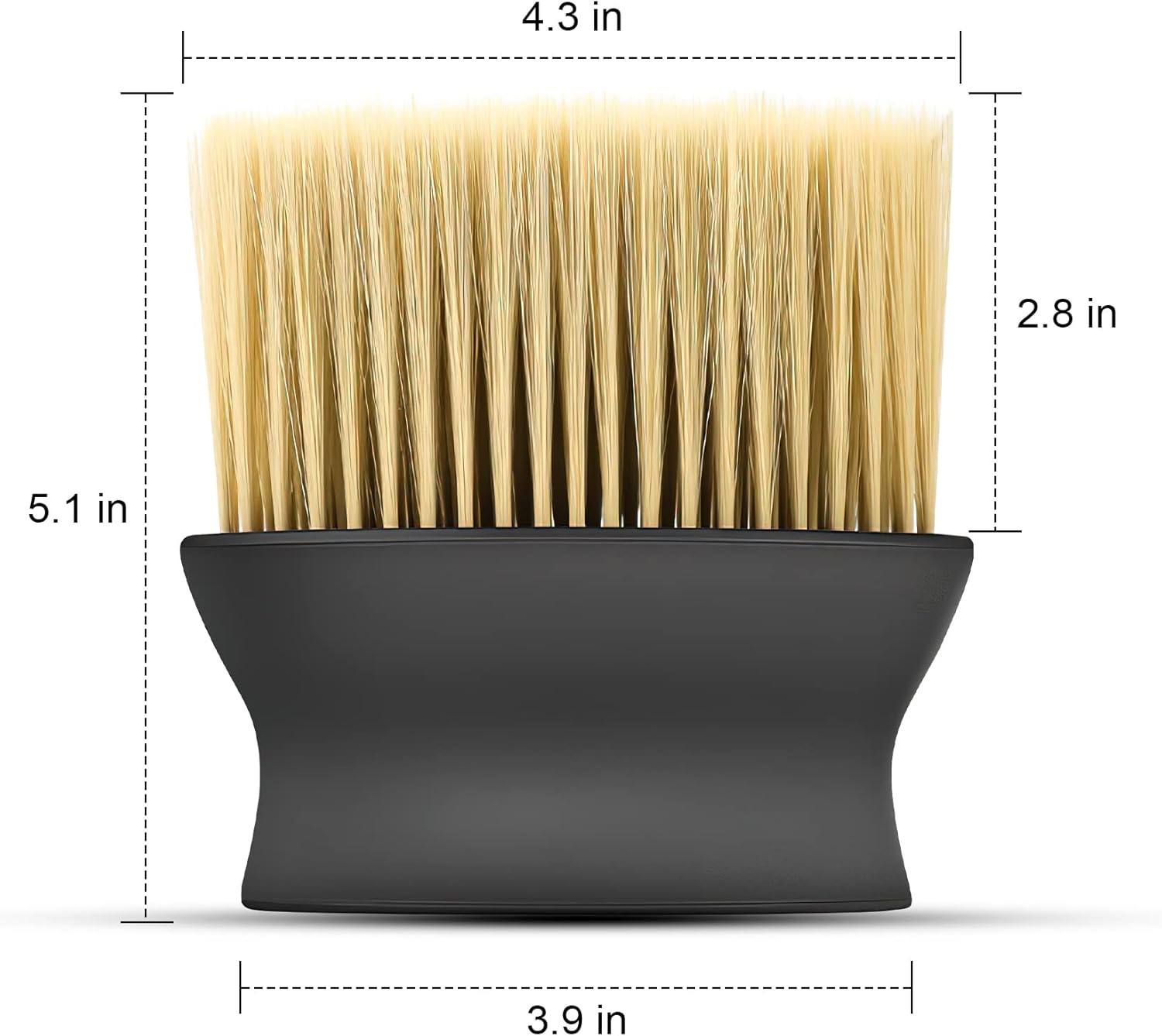 Yellow & Black Car Detailing Brush Set (2-Pack): Soft Bristle Dust Cleaners for Air Vents, Dashboard & Home V1107-CAR DETAILING BRUSH SET