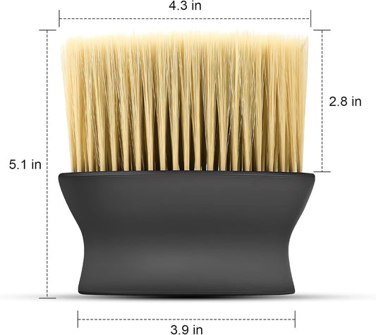 Yellow & Black Car Detailing Brush Set (2-Pack): Soft Bristle Dust Cleaners for Air Vents, Dashboard & Home V1107-CAR DETAILING BRUSH SET