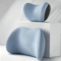 Christmas gift Car Headrest & Lumbar Support Set, Ergonomic Plush Cushion for Driver & Passenger, Comfort & V1107-CAR HEADREST AND LUMBAR SUPPORT SET-BLUE