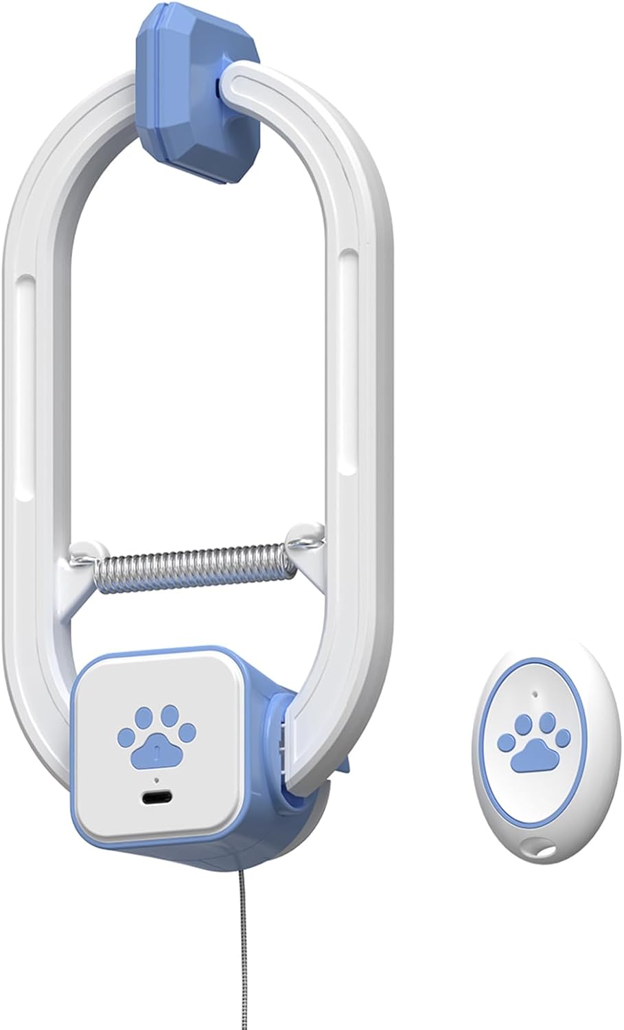 Rechargeable Electric Cat Teaser with Remote: Interactive 2-Mode Door Clip Toy for Australian Cats' Exercise V1107-CAT TEASER WITH REMOTE