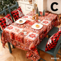 Christmas gift Christmas Tablecloth - Festive 180x150cm Table Cover for Holiday Dining & Home Decor(C) V1107-CHRISTMAS TABLECLOTH-C