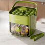 Portable Ice Cube Maker with Storage Drawer - BPA-Free, 48-Cube Capacity, Push-Release Tray & Transparent Lid V1107-CS-AYBKMJLV