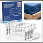 4-Piece Bed Sheet Holders Set - Adjustable No-Pin Fitted Sheet Clips for Mattress Corners, Prevents Sliding V1107-CS-CDGDQ
