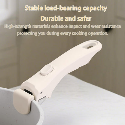 Removable Pot Handle with Quick-Release Clip - Universal Kitchen Cookware Handle Replacement for Pans and V1107-CS-CFGJWJJ