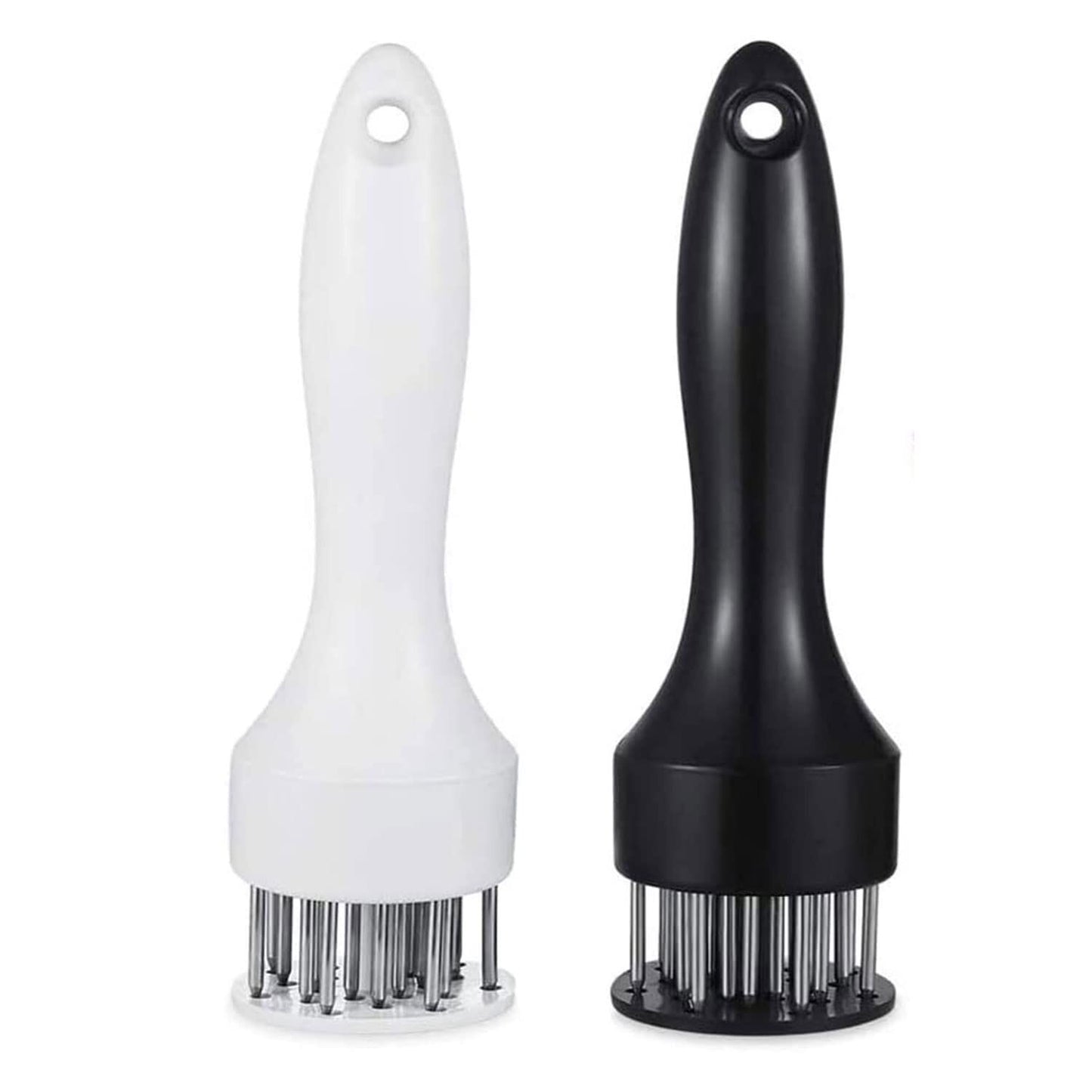 Meat Tenderizer Set with Stainless Steel Needles - 2-Piece Kitchen Tool for Marinating & Cooking Beef, V1107-CS-CKSRZ
