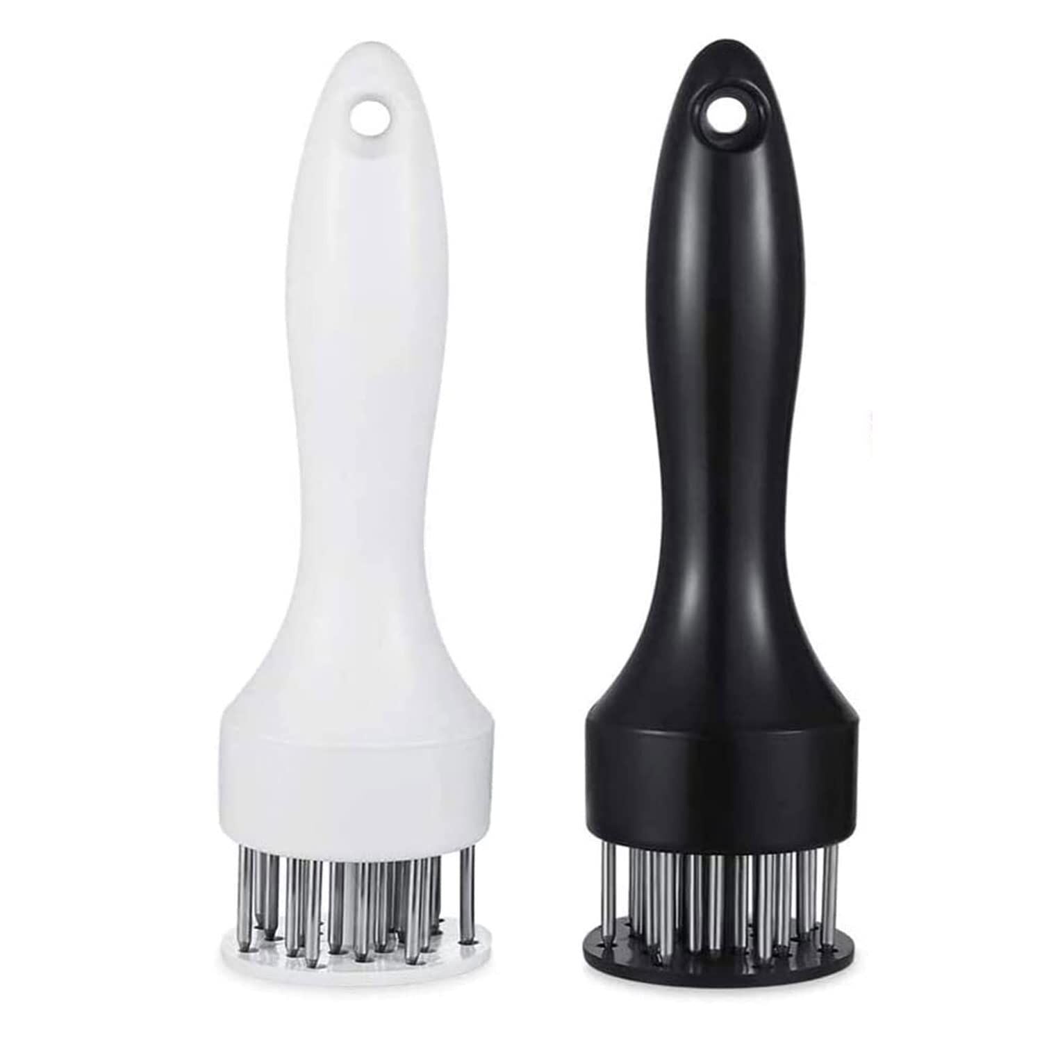 Meat Tenderizer Set with Stainless Steel Needles - 2-Piece Kitchen Tool for Marinating & Cooking Beef, V1107-CS-CKSRZ