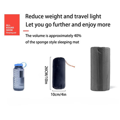 Ultralight Camping Sleeping Pad: Built-in Foot Pump, Integrated Pillow - Compact, Waterproof for V1107-CS-CQCD