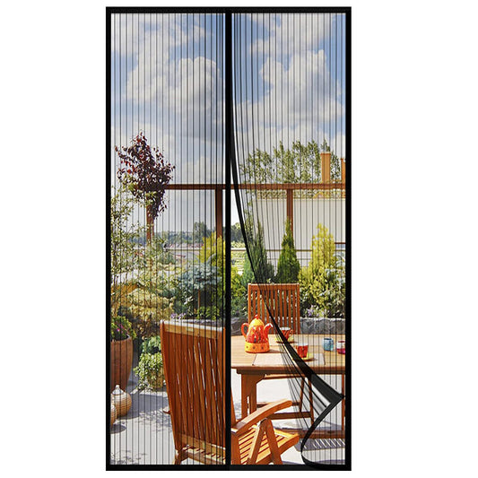 Magnetic Screen Door 80cm x 210cm - Self-Adhesive Mesh Netting for Mosquito & Wasp Protection, Indoor Outdoor V1107-CS-CXFWMLS