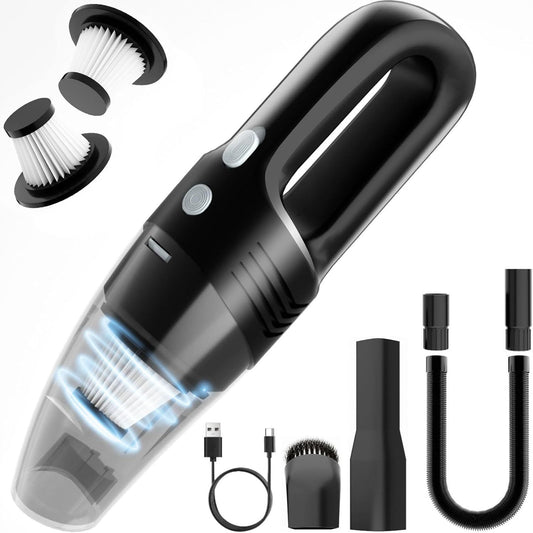 Portable Wireless Handheld Vacuum Cleaner, 11000PA High Power Mini Car Vacuum with Type-C Charging, 4000mAh V1107-CS-CZXCQWX