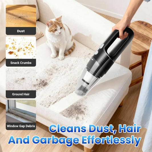 Portable Wireless Handheld Vacuum Cleaner, 11000PA High Power Mini Car Vacuum with Type-C Charging, 4000mAh V1107-CS-CZXCQWX