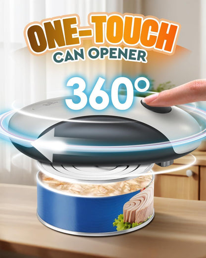 One-Touch Electric Can Opener with Smooth Edge & Magnetic Lid, USB Rechargeable for Seniors & Arthritis V1107-CS-DDKPQD