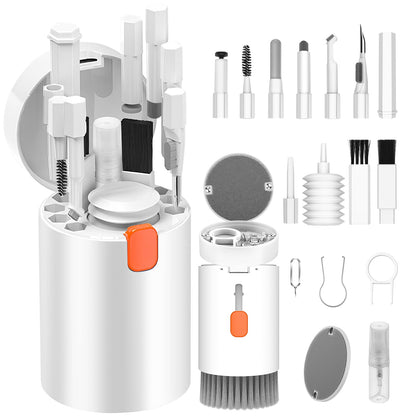 20-in-1 Multi-Function Electronics Cleaning Kit - Portable Keyboard, Earphone, Camera & Screen Cleaner Set V1107-CS-DDXCQJTZ