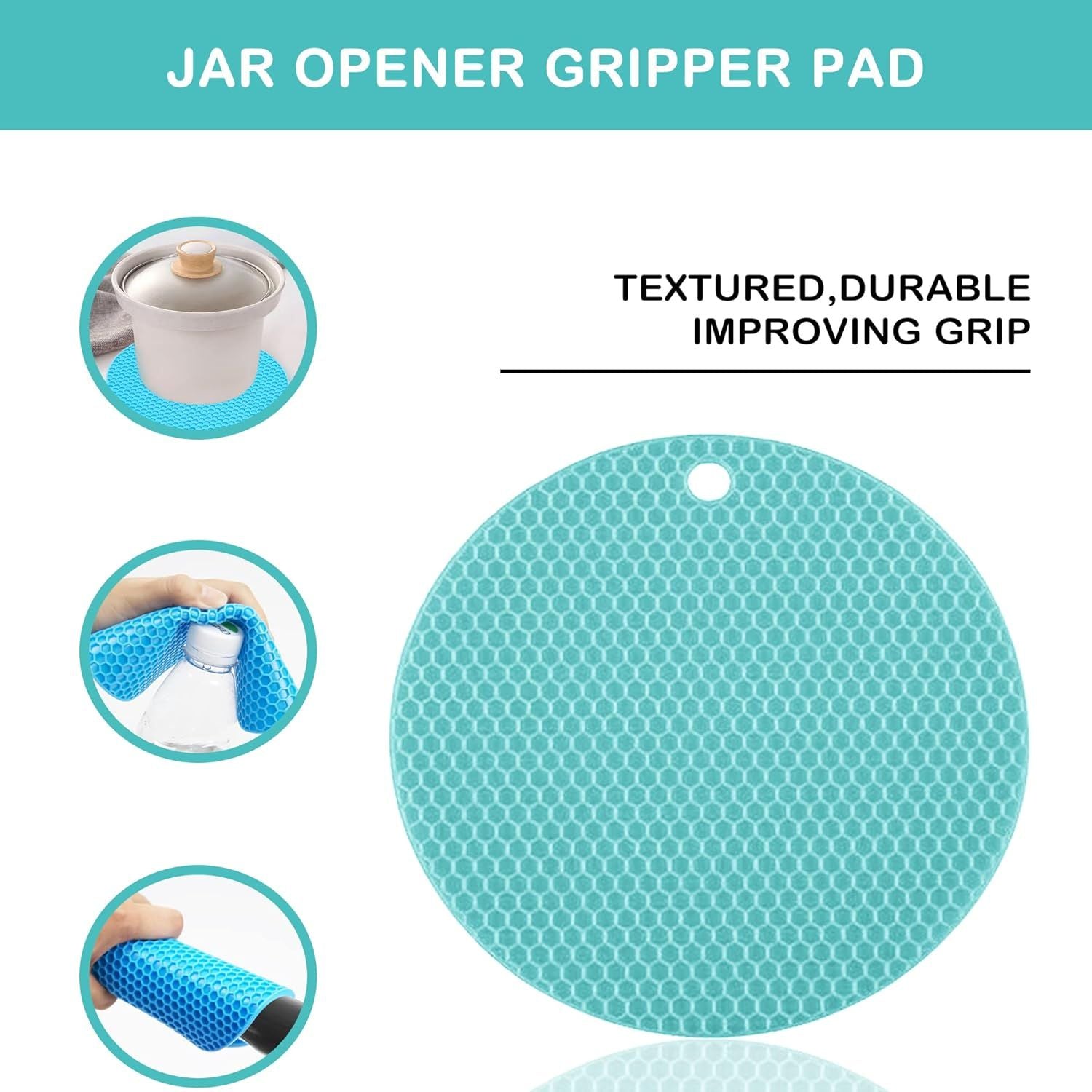 5-in-1 Bottle Opener & 4-Size Jar Opener Set with Adjustable Grip, Silicone Pad, and Ergonomic V1107-CS-DGNKPQTZ