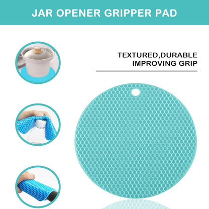 5-in-1 Bottle Opener & 4-Size Jar Opener Set with Adjustable Grip, Silicone Pad, and Ergonomic V1107-CS-DGNKPQTZ