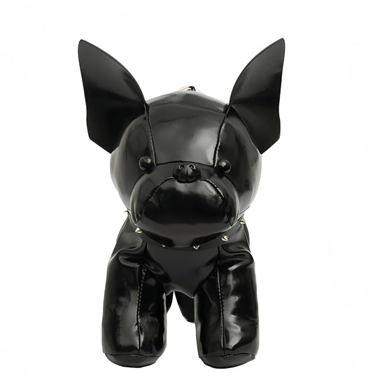 French Bulldog Shaped Bag - Cute Animal Crossbody Shoulder Bag with Adjustable Strap, PU Leather Dog Backpack V1107-CS-DNQBBH