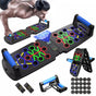 Smart Push-Up Bar with Counter & Timer - Foldable Home Workout Board for Chest, Shoulders, Back & Triceps V1107-CS-FWCXLB