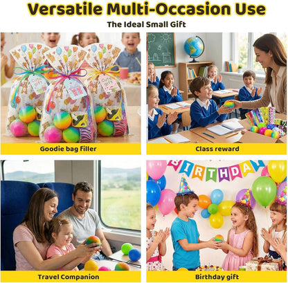 5 PCS Color Changing TPR Stress Balls for Office & Classroom - Soft Sensory Squeeze Toys to Relieve Anxiety V1107-CS-FXJYCHQ