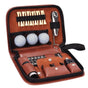 Premium Golf Accessory Kit with Rangefinder, Tees, Balls & 6-in-1 Divot Tool - Brown Leather Case for Men and V1107-CS-GEFGJBPJ