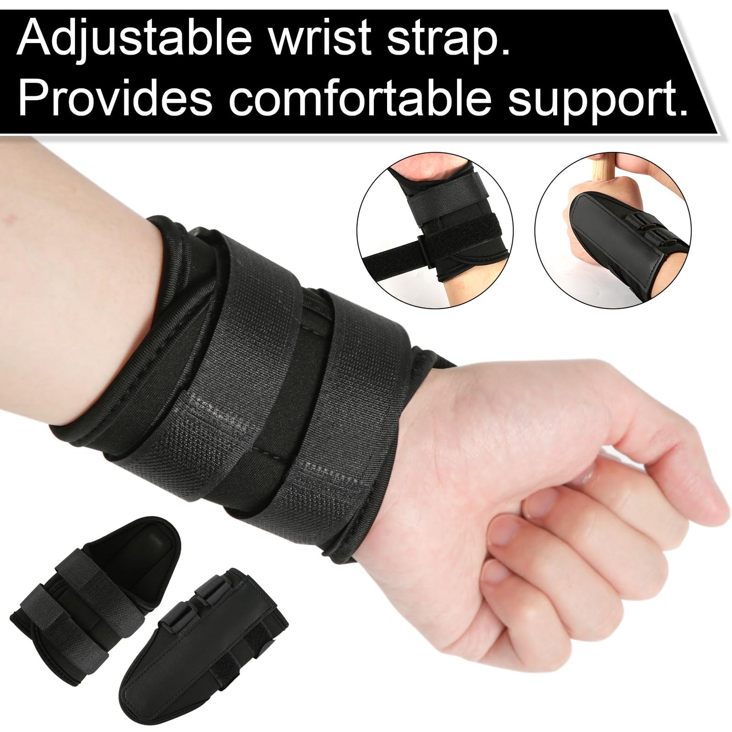 Golf Wrist Alignment Trainer for Home & Range Practice - 2-Pack Adjustable Swing Correction Brace for V1107-CS-GEFQHW