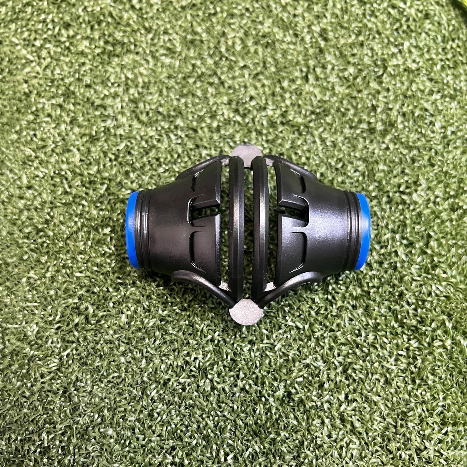 360 degrees Golf Ball Line Marker with 2 Pens - Full Coverage Alignment Tool for Putt, Driver & Irons (Blue) V1107-CS-GEFQHXK