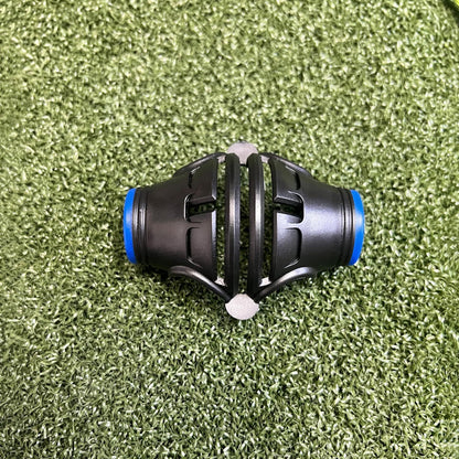 360 degrees Golf Ball Line Marker with 2 Pens - Full Coverage Alignment Tool for Putt, Driver & Irons (Blue) V1107-CS-GEFQHXK