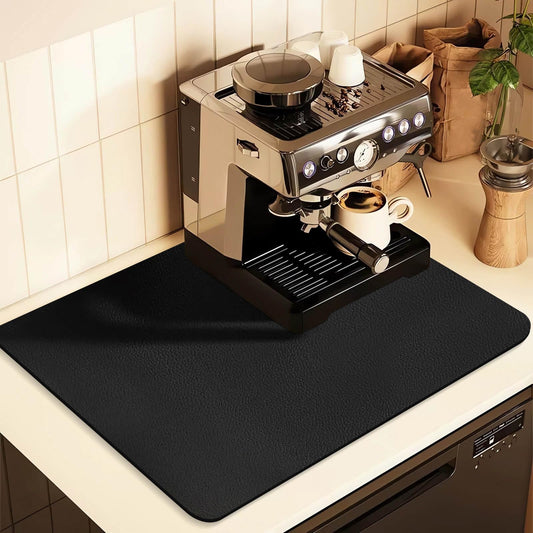 Kitchen Counter Mat for Coffee Maker - Absorbent & Quick-Dry Bar Pad with Non-Slip Backing, Protective V1107-CS-GZNXSSGD3050