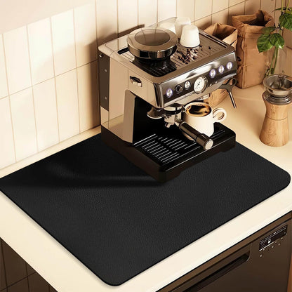 Kitchen Counter Mat for Coffee Maker - Absorbent & Quick-Dry Bar Pad with Non-Slip Backing, Protective V1107-CS-GZNXSSGD4060