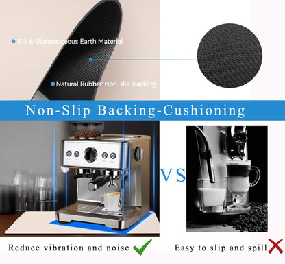 Kitchen Counter Mat for Coffee Maker - Absorbent & Quick-Dry Bar Pad with Non-Slip Backing, Protective V1107-CS-GZNXSSGD55080