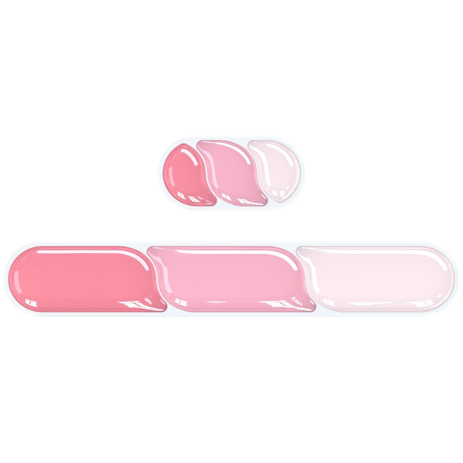 Ergonomic Gel Wrist Rest Set - Keyboard and Mouse Support Pad with Soft Cushioning for Office, Work, Gaming, V1107-CS-HWSBDF