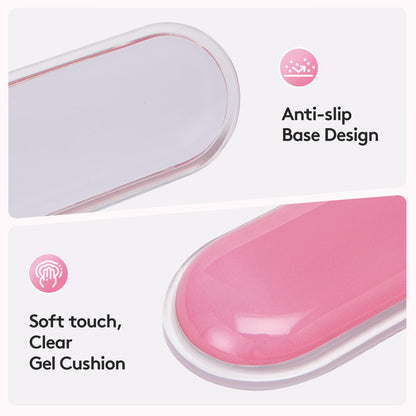 Ergonomic Gel Wrist Rest Set - Keyboard and Mouse Support Pad with Soft Cushioning for Office, Work, Gaming, V1107-CS-HWSBDF