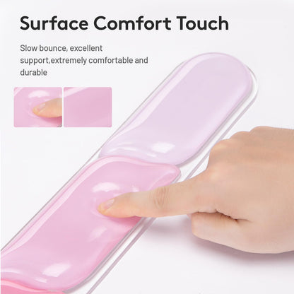 Ergonomic Gel Wrist Rest Set - Keyboard and Mouse Support Pad with Soft Cushioning for Office, Work, Gaming, V1107-CS-HWSBDF