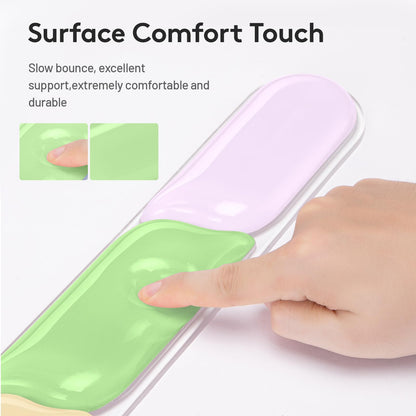 Ergonomic Gel Wrist Rest Set - Keyboard and Mouse Support Pad with Soft Cushioning for Office, Work, Gaming, V1107-CS-HWSBDFLC
