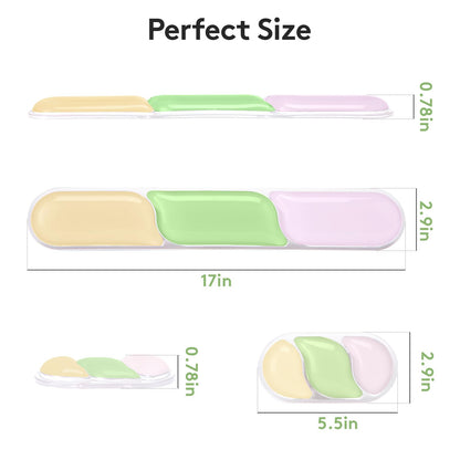 Ergonomic Gel Wrist Rest Set - Keyboard and Mouse Support Pad with Soft Cushioning for Office, Work, Gaming, V1107-CS-HWSBDFLC