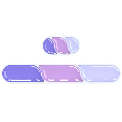 Ergonomic Gel Wrist Rest Set - Keyboard and Mouse Support Pad with Soft Cushioning for Office, Work, Gaming, V1107-CS-HWSBDZ
