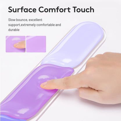 Ergonomic Gel Wrist Rest Set - Keyboard and Mouse Support Pad with Soft Cushioning for Office, Work, Gaming, V1107-CS-HWSBDZ