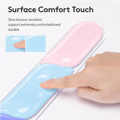 Ergonomic Gel Wrist Rest Set - Keyboard and Mouse Support Pad with Soft Cushioning for Office, Work, Gaming, V1107-CS-HWSBDZLF