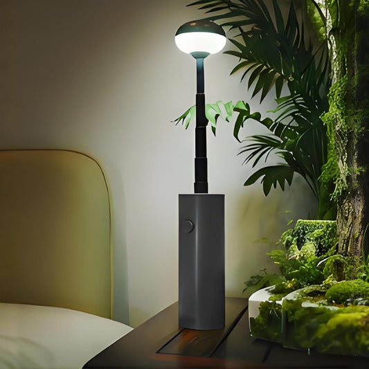 Portable Telescopic Camping Light with 5000mAh Battery - Rechargeable, IPX65 Waterproof, Magnetic & V1107-CS-HWSSLYDH