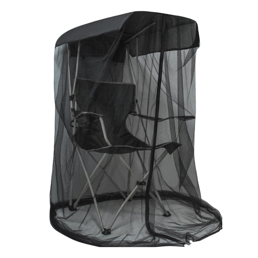 Outdoor Mosquito Net Chair Cover with Canopy - UV & Waterproof, Zippered Entry, Breathable Mesh Tent for V1107-CS-HWWZ