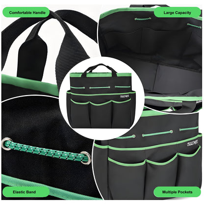 Complete 8-Piece Garden Tool Set with Carry Bag - Stainless Steel & Aluminum Tools for Digging, Pruning, V1107-CS-HYGJ