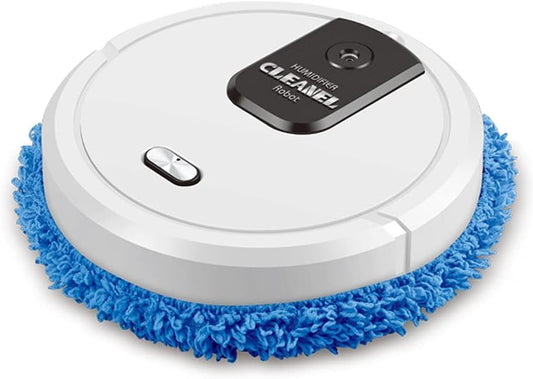 Smart Mopping Robot with Spray & Humidifier - Automatic Floor Cleaner for Hard Floors, Dry and Wet Cleaning, V1107-CS-JQRTBB