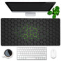Extra Large Gaming Mouse Pad with Hexagonal Design - Anti-Slip Desk Mat for Keyboard, Mouse & Office Use, V1107-CS-KJSBD