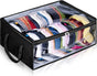 Large Capacity Foldable Hat Organizer Storage Box with Clear See-Through Window for Baseball Caps, Clothes, V1107-CS-KSCTMSNHE