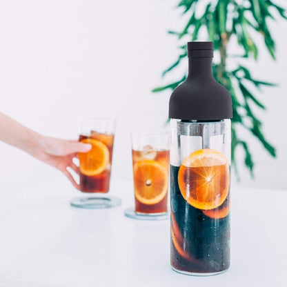 Cold Brew Coffee Bottle in Brown - 650ml Glass Infuser for Coffee, Tea & Cold Drinks | Ideal for Home, Office V1107-CS-LCH