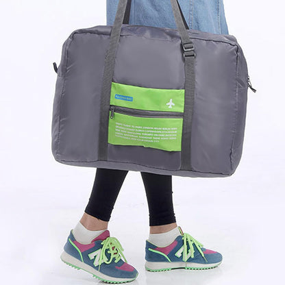 Compact Foldable Travel Duffel Bag - Lightweight Carry-On for Weekend Trips, Overnight & Gym Use (Green) | V1107-CS-LXSND3