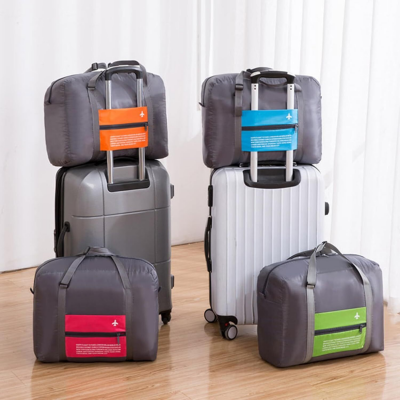 Compact Foldable Travel Duffel Bag - Lightweight Carry-On for Weekend Trips, Overnight & Gym Use (Green) | V1107-CS-LXSND3