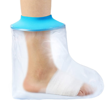 Foot Waterproof Shower Sleeve for Adults - Reusable Cast Protector for Ankle, Foot & Toe During Bathing or V1107-CS-LYJBT