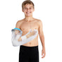 Full Arm Waterproof Shower Sleeve for Kids - Reusable Cast Protector for Hand, Wrist, Elbow & Forearm During V1107-CS-LYQBTET