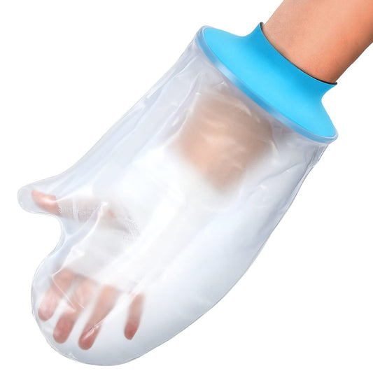 Waterproof Shower Glove for Adults - Reusable Cast & Bandage Protector for Hand, Wrist and Fingers During V1107-CS-LYST