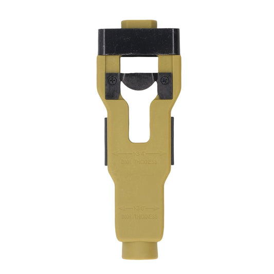 Green Door Latch Mortise Tool - Professional Stainless Steel & ABS Installation Kit for 1-3/4" or 1-3/8" V1107-CS-MSSCGJ