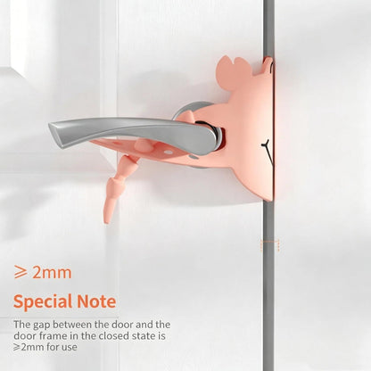 5-Pack Cute Crab-Shaped Silicone Door Lock Silencer, Adjustable Anti-Slam & Finger Guard for Bedroom & V1107-CS-MTXYDF